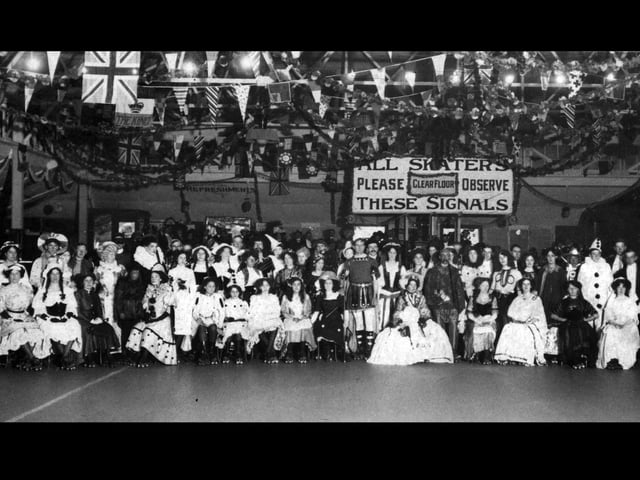 American roller skating rink at Southsea
The photographer describes this as the first Rinking Festival as it was called at the American Skating Rink, Southsea.