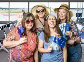 Caroline McCluskey, Eleanor Lake, Emma Ritson and Kathy Buckingham-Underhill in Ladies Down Under