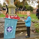 The Remembrance Sunday service at St Margaret's church in Whitnash.