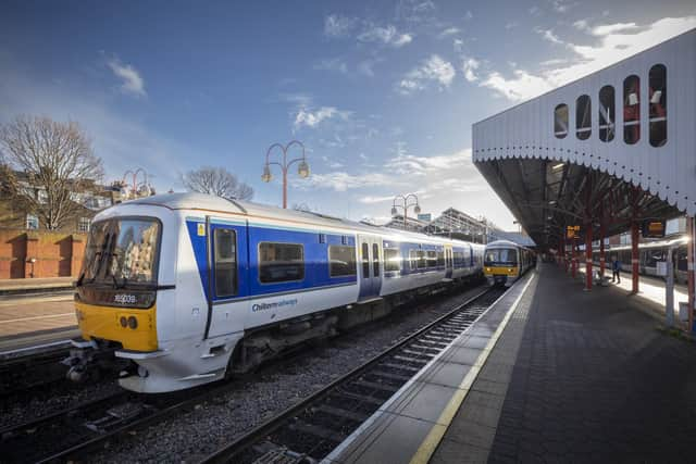 A Chiltern Railways train.Image supplied.