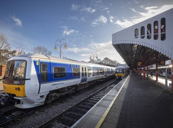 A Chiltern Railways train.Image supplied.
