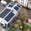 Solar Panels on the roof of The Kenilworth Centre. Picture supplied.