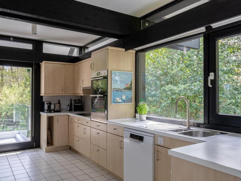 The kitchen.