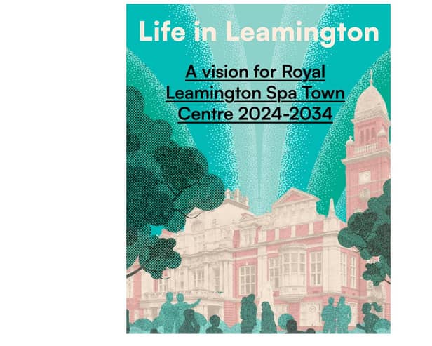The front page of the draft Leamington Town Centre Vision document. Picture supplied.