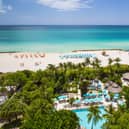 Stunning view from an 'Oceanfront' room at The Palms Hotel & Spa. Image: J Kevin Foltz