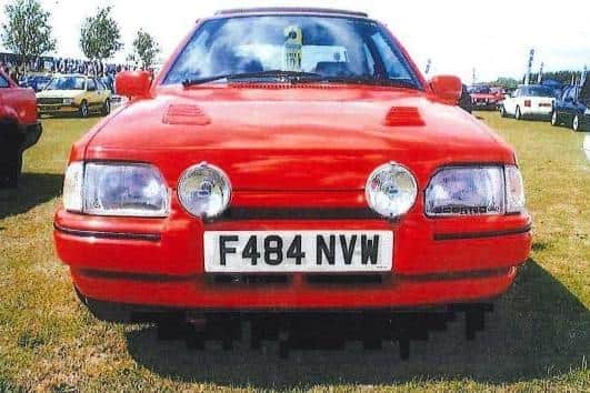The defendants used altered photos and false plates on genuine high value RS Turbos under their control to create the impression that the vehicles were in good condition.
Photo supplied by Warwickshire Police