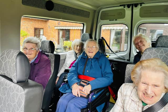 Some of the women who are residents at Cubbington Mill care home in Cubbington. Picture supplied.