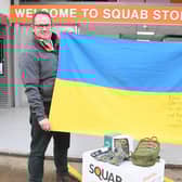 Alex Henney, a director of Squab, with Kate Wilson, of Medics to Medics. Picture supplied.