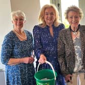 Appearing in the photo from left to right is:  Mary Robins, Roz Crampton, Suzanne Kirk &amp; Christine K