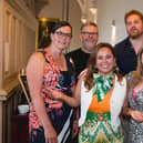 Bianca Rodrigues-Perry with event sponsors Anja Koserski, David Blick, Mike Scott and Kirsty Leahy. Photo courtesy of Dave Perry Photography