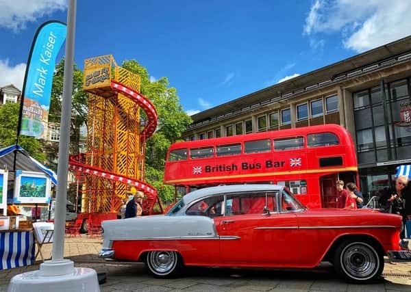 Warwick town centre will be bursting with nostalgia this weekend when the Throwback Festival returns. Photo supplied by CJ's Events Warwickshire