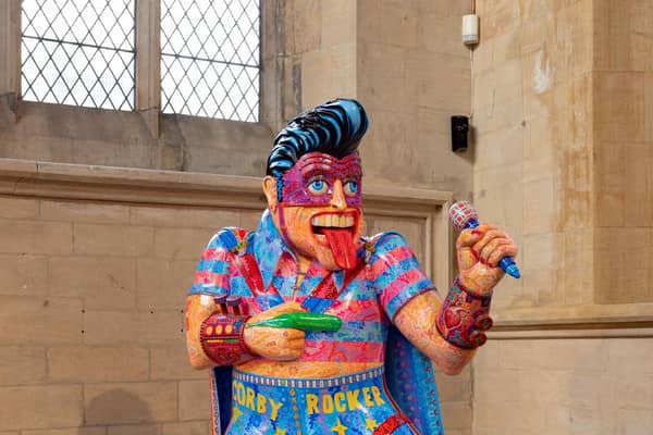 Disabled digital artist Jason Wilsher-Mills brings The Corby Rocker and other creations to Rugby Art Gallery and Museum next month. Picture: