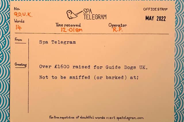 One of the Spa Telegrams