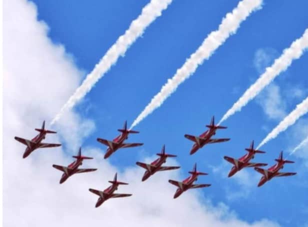 <p>The Red Arrows </p>
