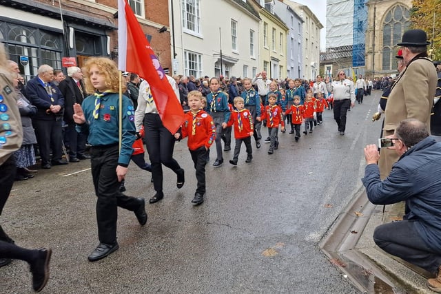 Various groups and organisations took part in the parade. Photo by Warwick Court Leet