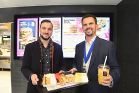 Dawood Ibtehsam (left) with Steve Harcourt