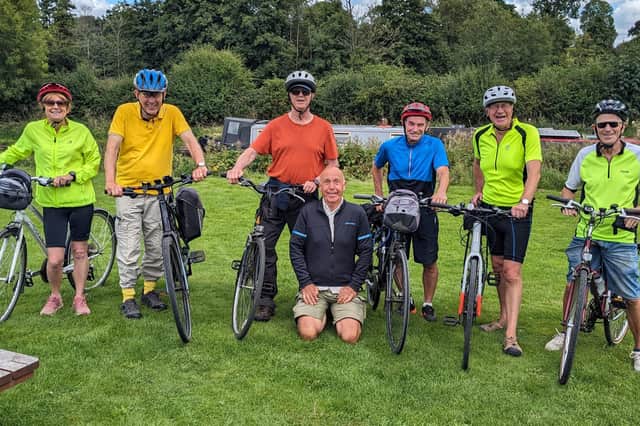 Jane Perkin, Andy Syson, Steve McCormick, Kerry Burton, Peter Hambleton, Simon Perkin and Nick Pritchard. Ian Duckham completed the tour but was absent from the picture.