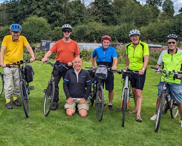 Jane Perkin, Andy Syson, Steve McCormick, Kerry Burton, Peter Hambleton, Simon Perkin and Nick Pritchard. Ian Duckham completed the tour but was absent from the picture.