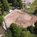 The discovery of the archaeological remains has set the project back about a six months so far.