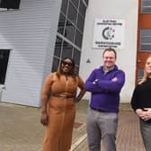 From left: Barbara Akoachere, Luke Pulford, and Tina Silk-Neilsen