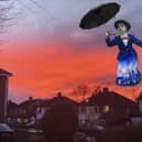Ruby Aged 7, Our Lady and St Teresa’s. Flying over Cubbington as Marry Poppins!