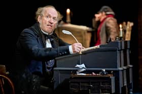 Adrian Edmondson as Scrooge (photo: Manuel Harlan)