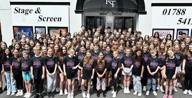 The cast of Legally Blonde from last year's project. Picture: Martin Pulley.