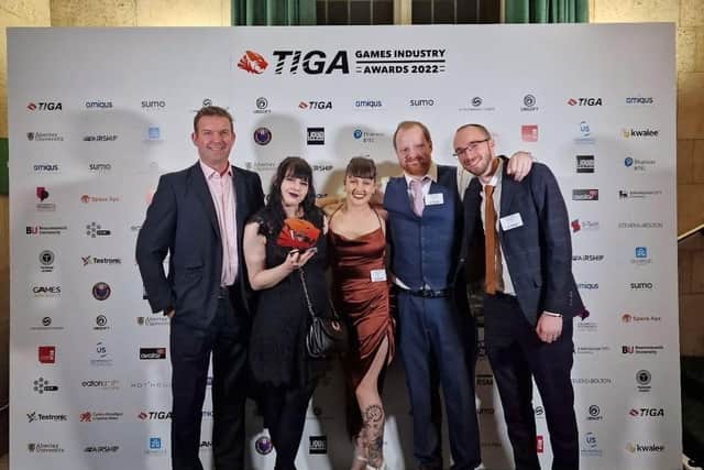 The Kwalee Team with the Publisher of the Year TIGA Award. Picture supplied.