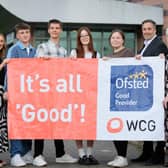 Staff and students at Warwick Trident College