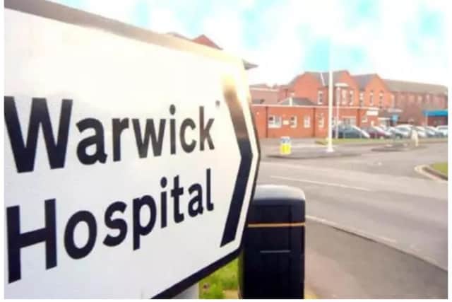 Changes are being made to the main public car park at Warwick Hospital as work takes place on site