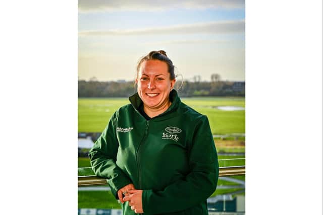 Pippa Harvey, from Temple Herdewyke, will join 11 other amateur jockeys racing in the Macmillan Ride of their Lives at the 53rd Macmillan Charity Raceday on Saturday June 15. Photo supplied