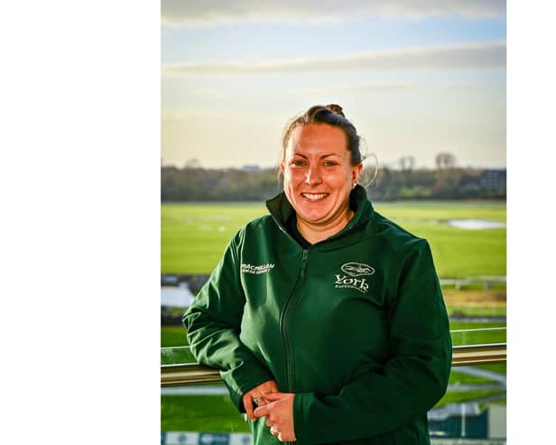 Pippa Harvey, from Temple Herdewyke, will join 11 other amateur jockeys racing in the Macmillan Ride of their Lives at the 53rd Macmillan Charity Raceday on Saturday June 15. Photo supplied