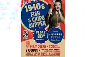 Residents in Warwick are being invited to attend a 1940s supper event that is being held to mark the 80th anniversary of mark VE Day. Photo supplied