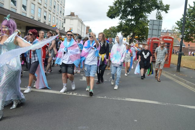 The Pride parade. Photos supplied to Warwickshire Pride by Leanne Taylor