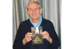 Octogenarian author Lawrence Bird with his book, titled ‘The Special Relationship: A Trump before his time?’.
