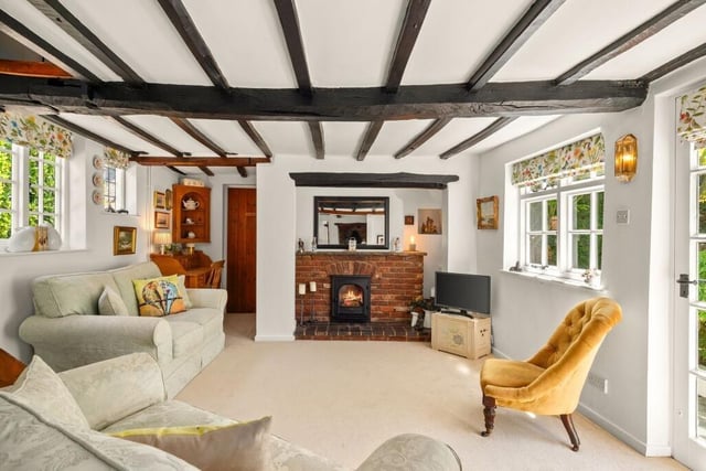 The living room.