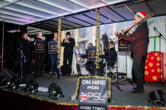 The annual Warwick Victorian Evening and Christmas Light Switch On took place recently, with numerous stalls and attractions for visitors to the town centre celebrations.
Pictured: Royal Spa Brass
Photo by Mike Baker