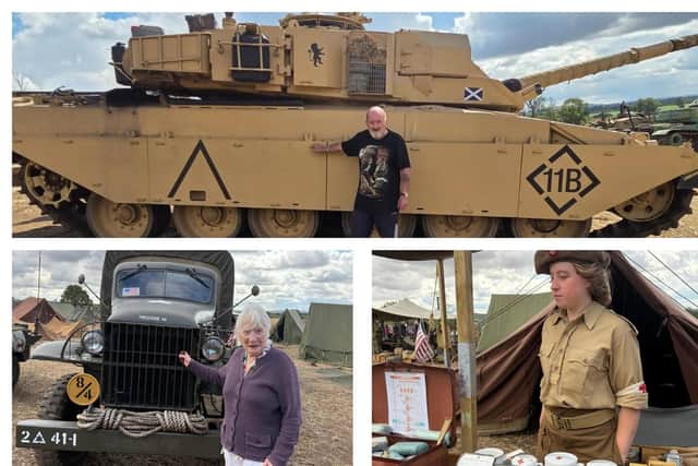 Enjoying a day out at the Tanks, Trucks & Firepower show in Dunchurch.