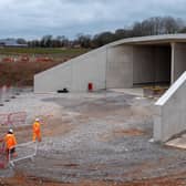 The Burton Green Tunnel Porous Portal. Picture courtesy of HS2.
