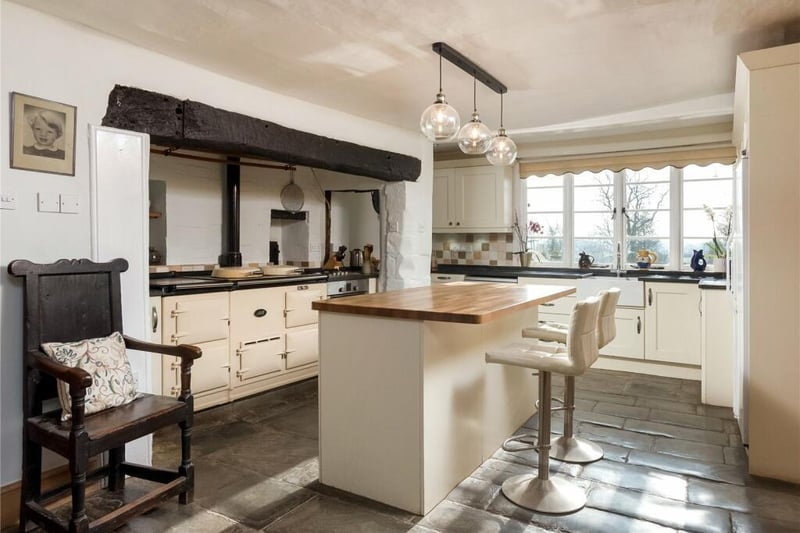 The kitchen inside the Pinley Abbey property. Photo by Fisher German