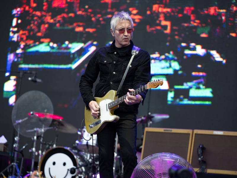 Noel Gallagher’s High Flying Birds on stage at Warwick Castle on Sunday, July 21. Photo by David Jackson.