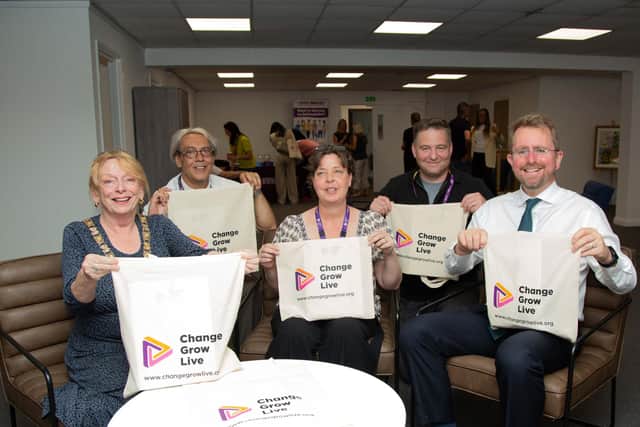 Launch of the new hub in Rugby town centre. Picture: Warren Strickland.