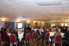 Businesses attending a Coventry and Warwickshire Chamber of Commerce networking event in Bulkington