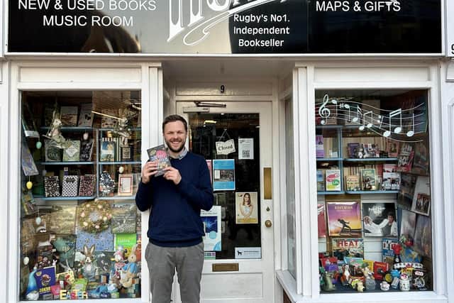 Hunt's owner Christopher outside the shop.