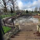 Work started on the improvement project last month.