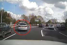 WATCH: Uninsured drug driver crashes car as he tries to evade police