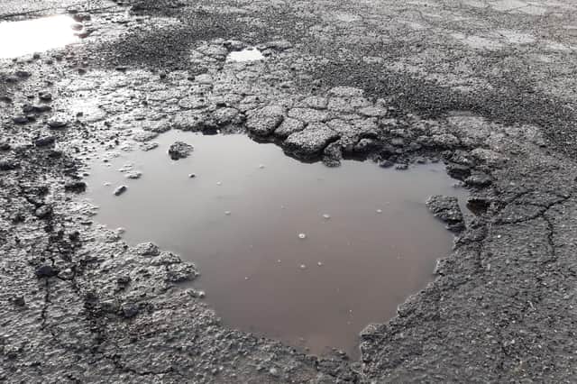 Reports of potholes in Warwickshire have more than trebled this year after a wet winter - but the leader of Warwickshire County Council says repairs are up by nearly 50 per cent. Photo by Warwickshire World