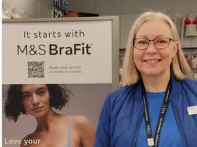Julie Reason, who has worked for M&S for 35 years and overseen many BraFits, suggested the idea after seeing five of her colleagues affected by breast cancer. Photo supplied