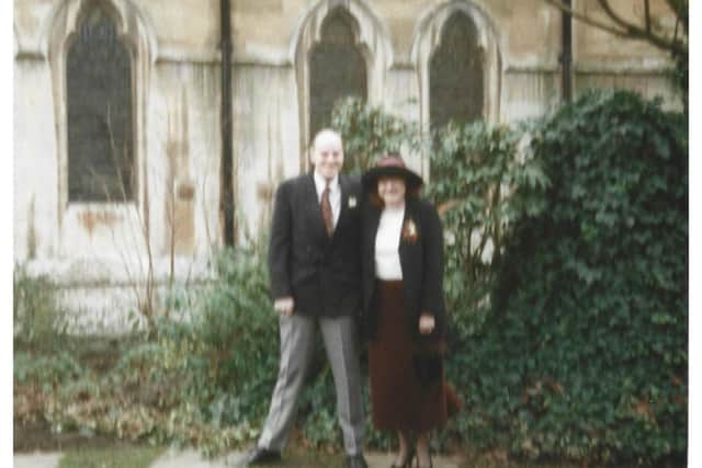 On December 16 1995, Carolyn and Anthony married in a civil ceremony at Rugby Register Office. Photo by Warwickshire County Council.