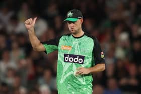 MELBOURNE, AUSTRALIA - JANUARY 12: Beau Webster of the Stars gestures during the BBL match between Melbourne Renegades and Melbourne Stars at Marvel Stadium, on January 12, 2025, in Melbourne, Australia. (Photo by Robert Cianflone/Getty Images) : Beau Webster has signed for Warwickshire for the coming season.
